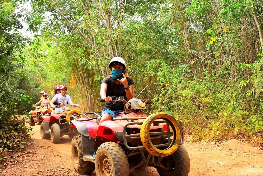 The Adventure Combo: ATV, Ziplining, Cenote and Chichén-Itzá