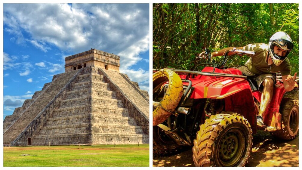 The Adventure Combo: ATV, Ziplining, Cenote and Chichén-Itzá
