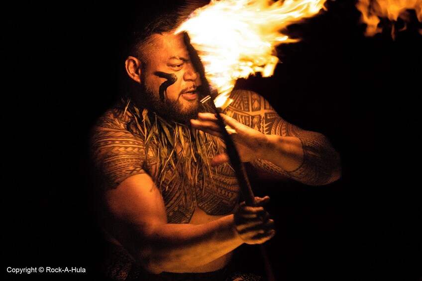 Waikiki Luau Buffet with Optional Rock-A-Hula Show 