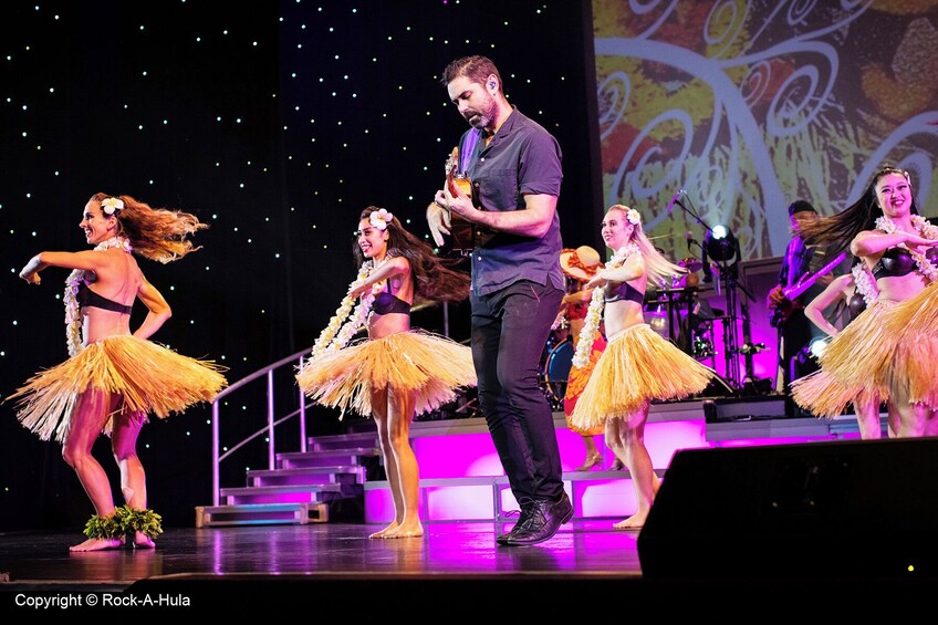 Waikiki Luau Buffet with Optional Rock-A-Hula Show 
