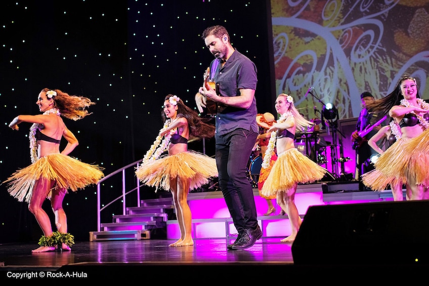 Waikiki Luau Buffet with Optional Rock-A-Hula Show