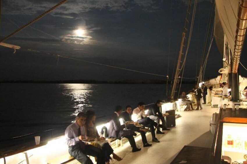 No better view of the moon than Kajama! 