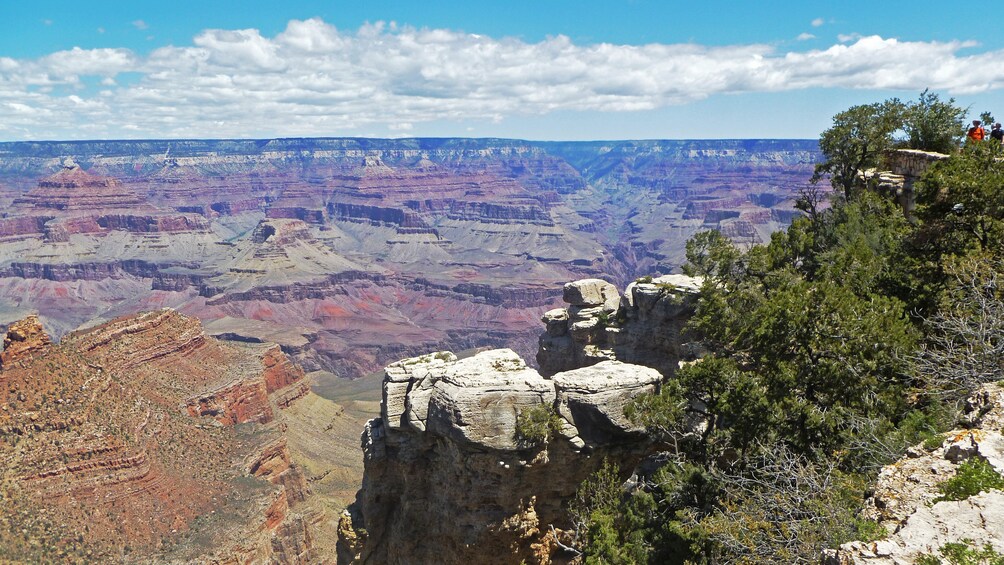 View from bluff of the Grand Canyon 