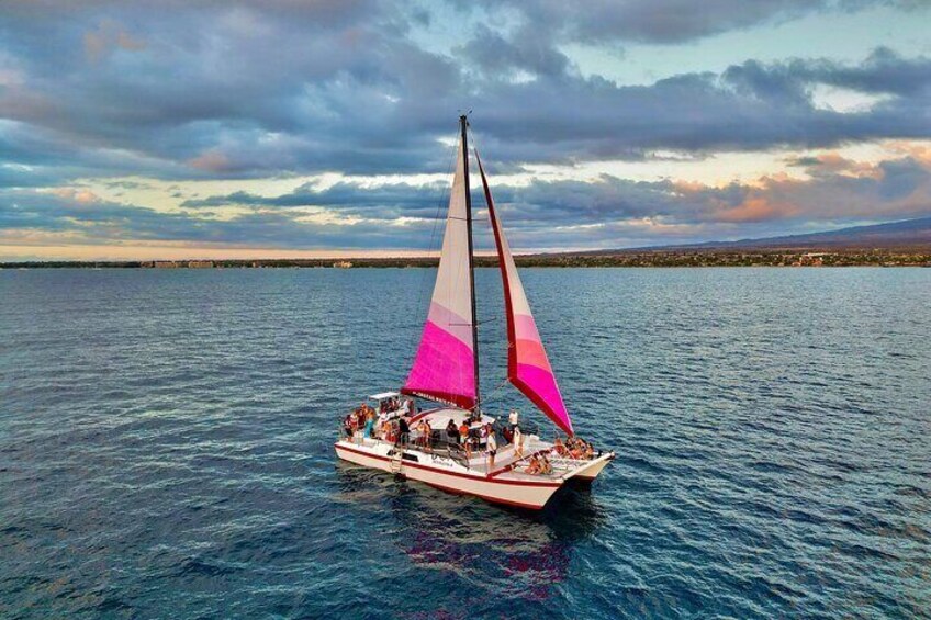 Half-Day Snorkel Trip on a Charming Hawaiin Catamaran 8AM-1PM