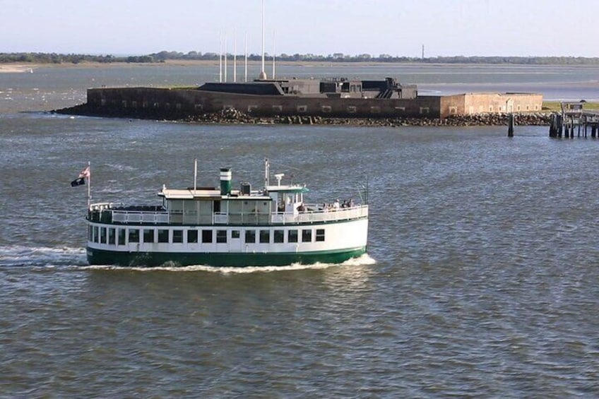 Carolina Belle harbor tour with up close views of Fort Sumter