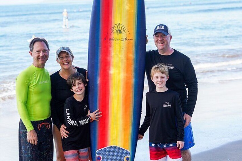 Private Group Surf Lesson in Lahaina