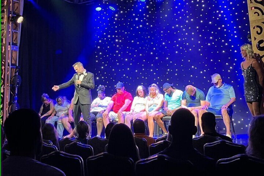 Steve Falcon on stage - August 2023