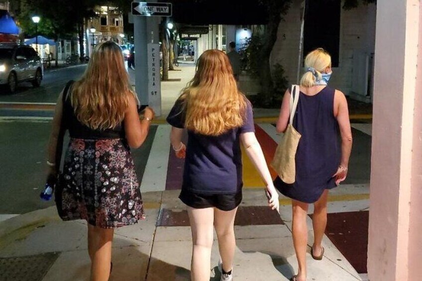Stroll through Old Town Key West & Duval Street at night with your local guide