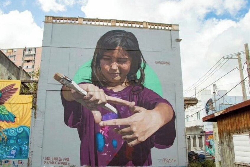 Santurce: Urban Art, Beach Sip & Paint Tour - Arte Boriken