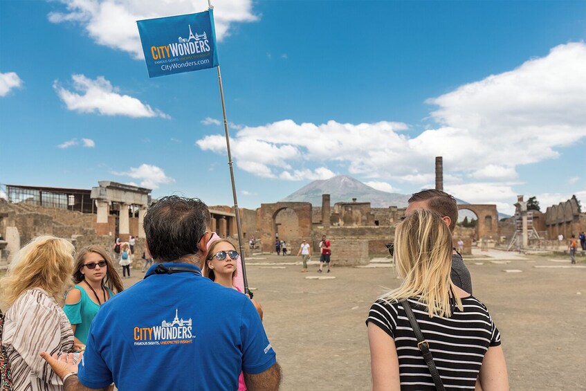 From Rome: Pompeii & Mt. Vesuvius Day Trip with Neapolitan Pizza Lunch