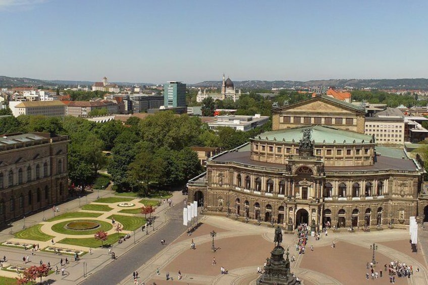 Semperoperführung - View from the Hausmannsturm