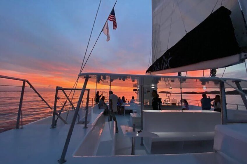 Sailing into the sunset
