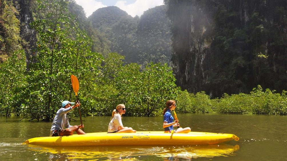 Group kayaking in Phuket