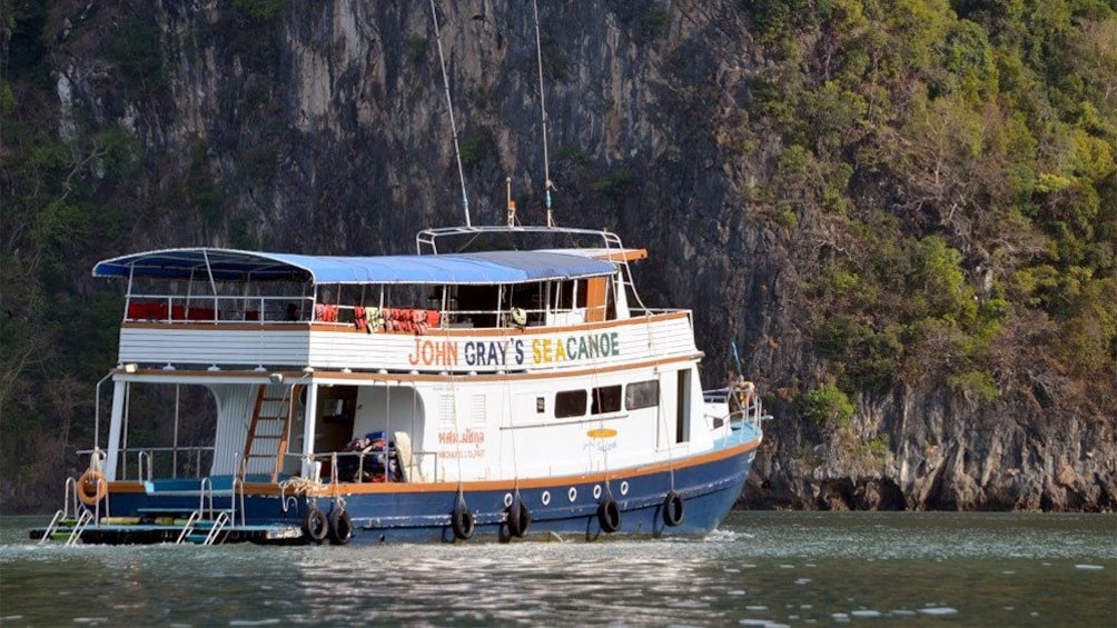 Serene boat cruise of Phuket