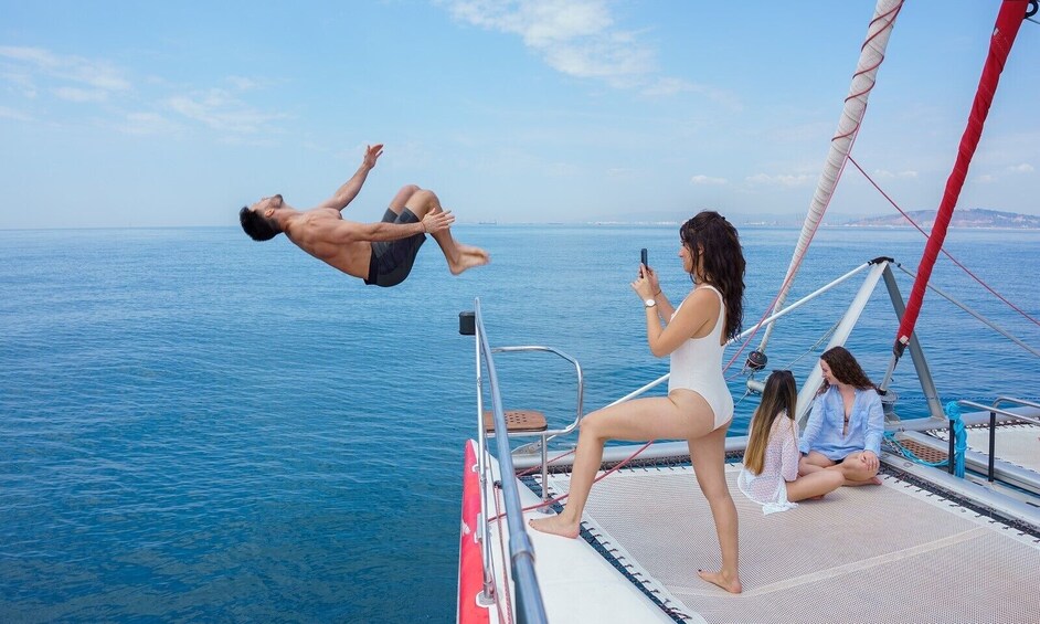 Barcelona: Small-Group Catamaran Cruise with Sunset Option