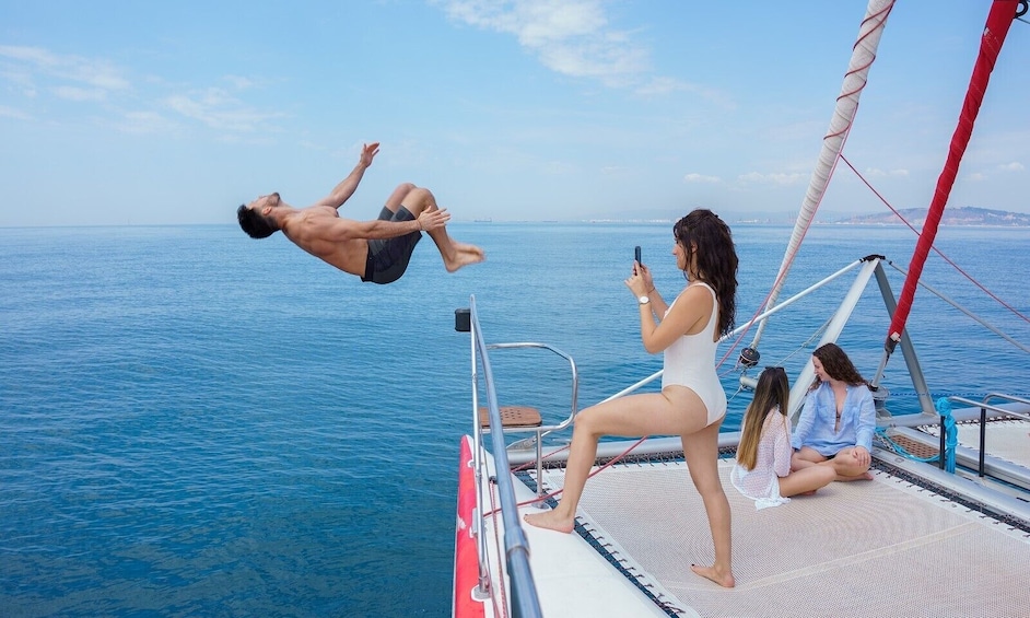 Barcelona: Small-Group Catamaran Cruise with Sunset Option