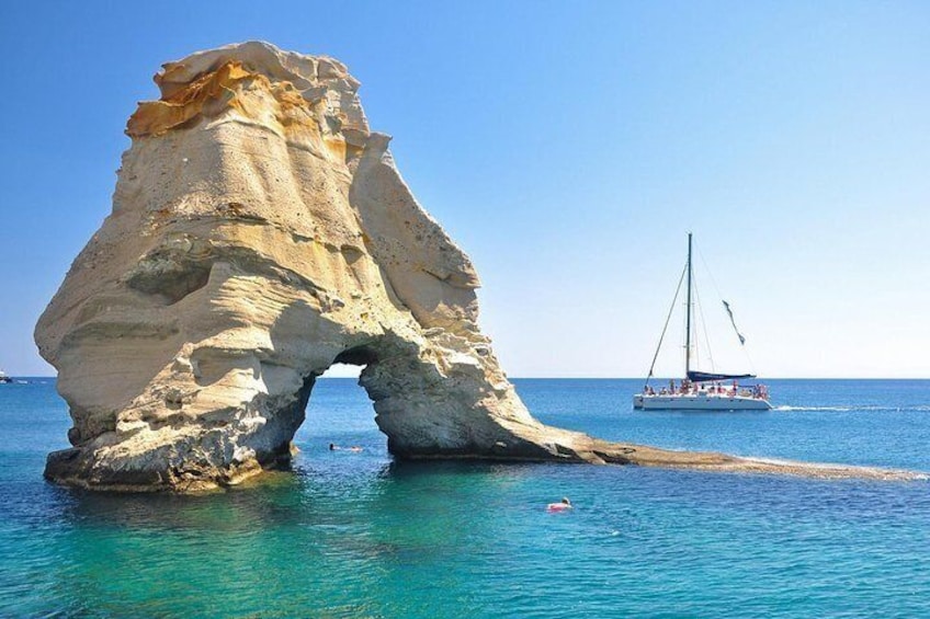 Catamaran Full Day Cruise: Poliegos - Kleftiko 