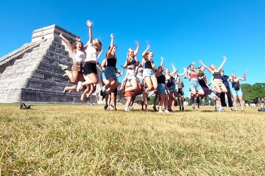 Chichen Itza, Private Cenote/Food Experience & the magic Izamal