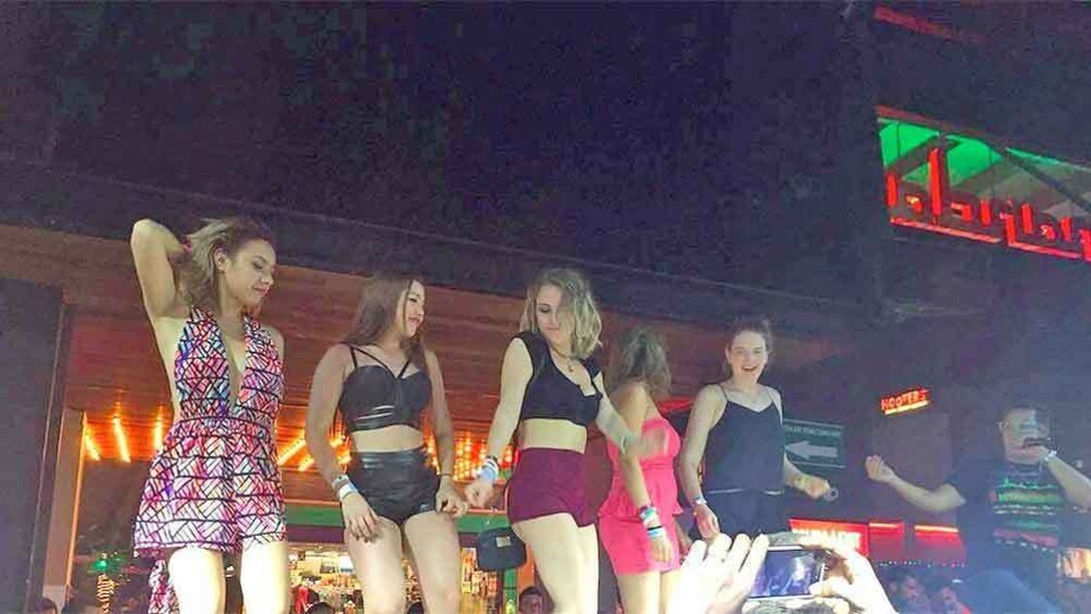 Group going out on the  Puerto Vallarta Rock Star Crawl