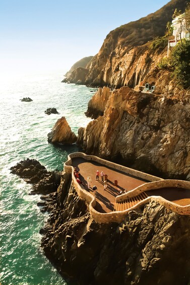 Cliff-Diving Show at La Perla Restaurant