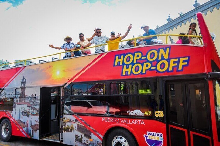 Hop On Hop Off Tour with Free Stops in Puerto Vallarta
