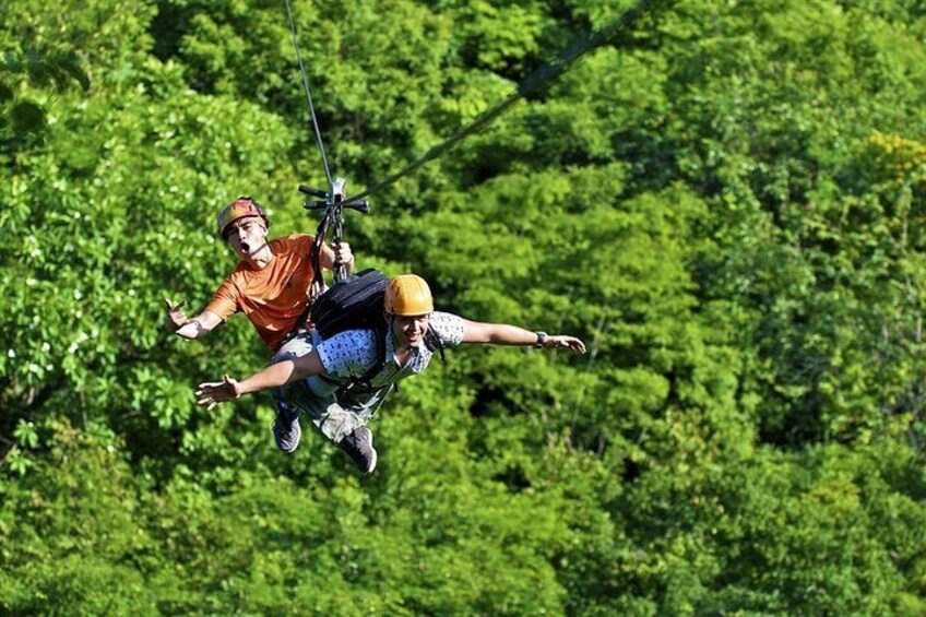 Zip Line Canopy Jungle Adventure from Puerto Vallarta