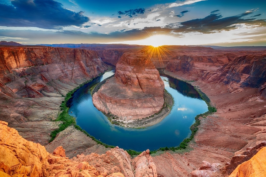 BEST Grand Canyon&Lower Antelope Canyon& Horseshoe Bend 4-Day Tour from LA