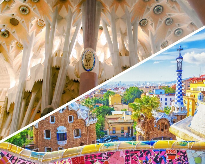 Fast Track: Park Güell & Sagrada Familia Tour with Towers