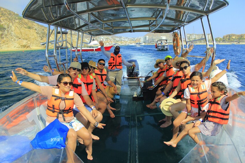 Clearboat to Cabo Land End- Glassbottom boat to the Arch