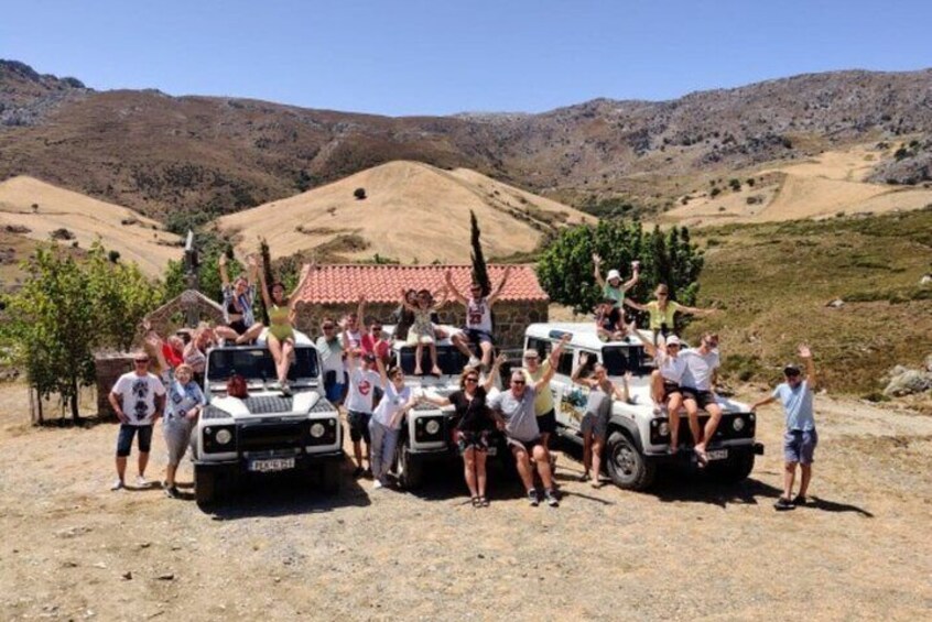 Off-Road: Lake Kournas, Waterfalls, Gorges & Palm Beach Forest 