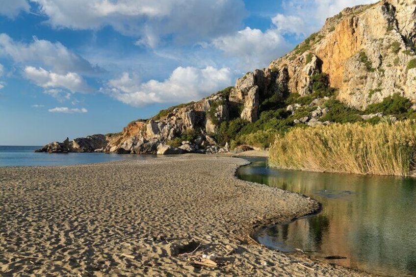Off-Road: Lake Kournas, Waterfalls, Gorges & Palm Beach Forest