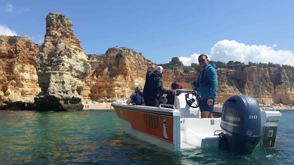 Picture 2 for Activity Armação de Pêra: Benagil and 10 Best Caves Guided Boat Tour