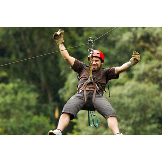 Picture 2 for Activity From Bogotá: Trip to Colombia's Highest Zip Line in Tobia