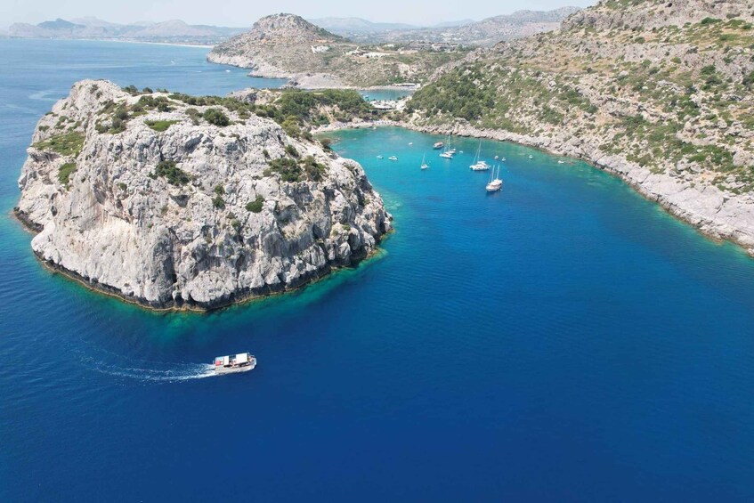 Picture 3 for Activity Rhodes: Luxury RIB All-Inclusive Swimming Cruise to 3 Bays