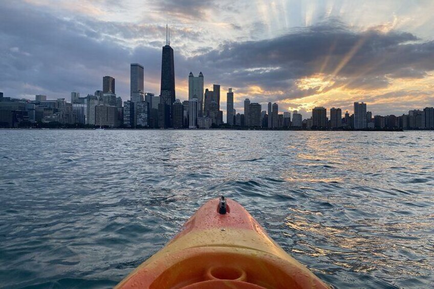 Chicago's Lake Michigan Downtown Kayak Rental at Ohio Street Beach