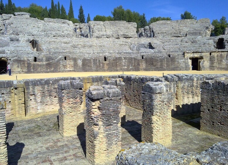 Picture 2 for Activity From Seville: Half-Day Guided Bike Trip to Italica