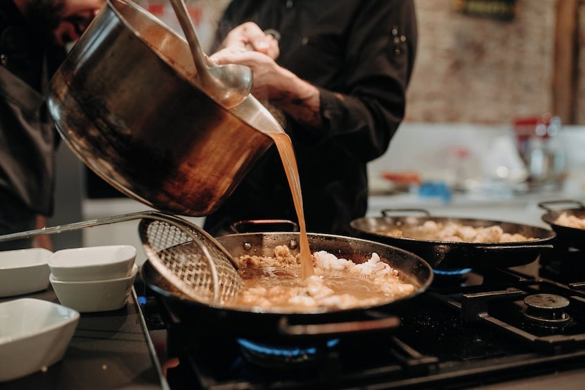 Paella and Tapas Cooking Class in Madrid with Market Visit