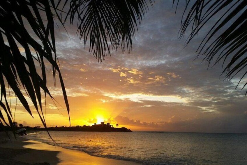 Sunset on Dickenson Bay