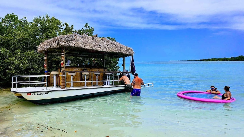 Picture 11 for Activity Key West: 4-Hour Private Sandbar Cruise on a Tiki Bar Boat