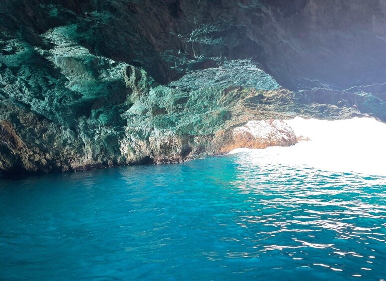 Picture 7 for Activity Kotor: Boat Cruise with Blue Cave Swim and Submarine Base