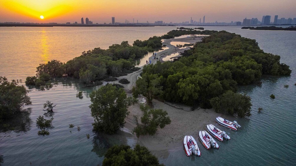 Picture 5 for Activity Abu Dhabi: Yas Island Self-Driving Guided Speedboat Tour