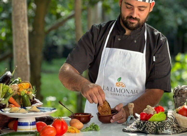 Picture 4 for Activity Sorrento: Authentic Italian Cooking Class in a Citrus Grove