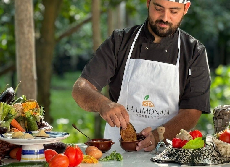 Picture 4 for Activity Sorrento: Authentic Italian Cooking Class in a Citrus Grove