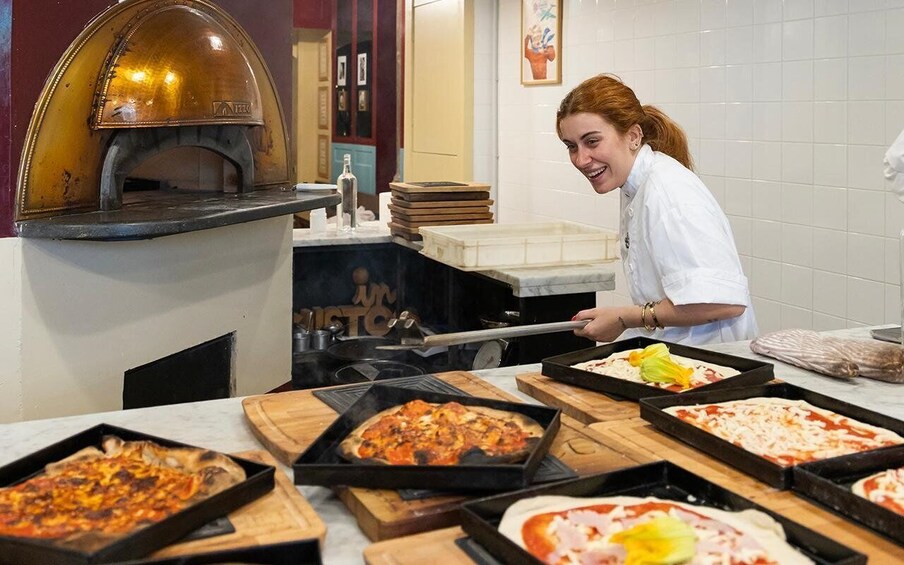 Authentic Pizza & Tiramisu Class with Wine & Limoncello