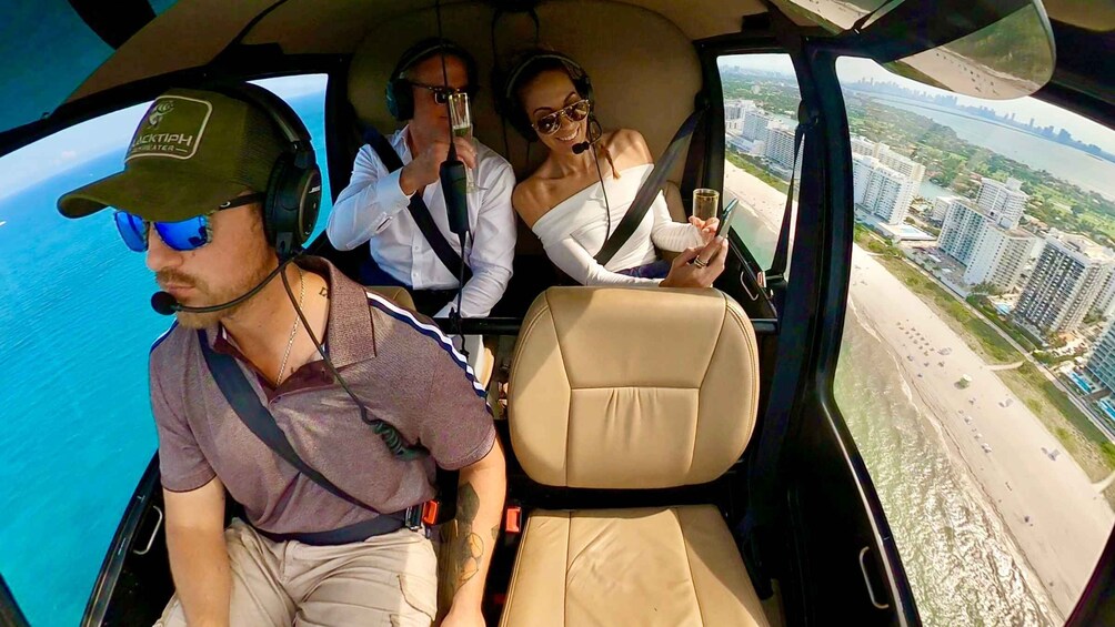 Picture 7 for Activity Miami: Private Luxury Helicopter Flight with Champagne