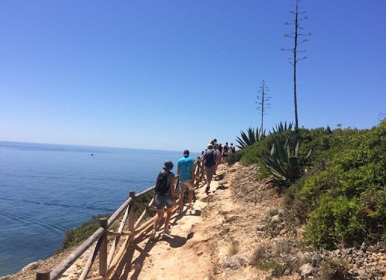 Picture 1 for Activity Algarve: Carvoerio and Benagil Walking Tour and Cruise