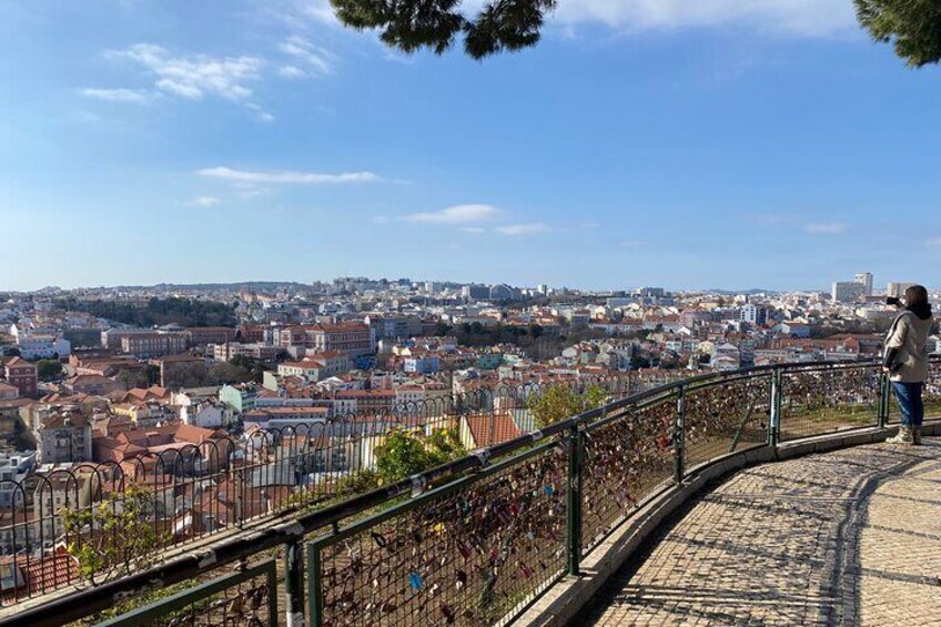 Highest viewpoint of Lisbon 