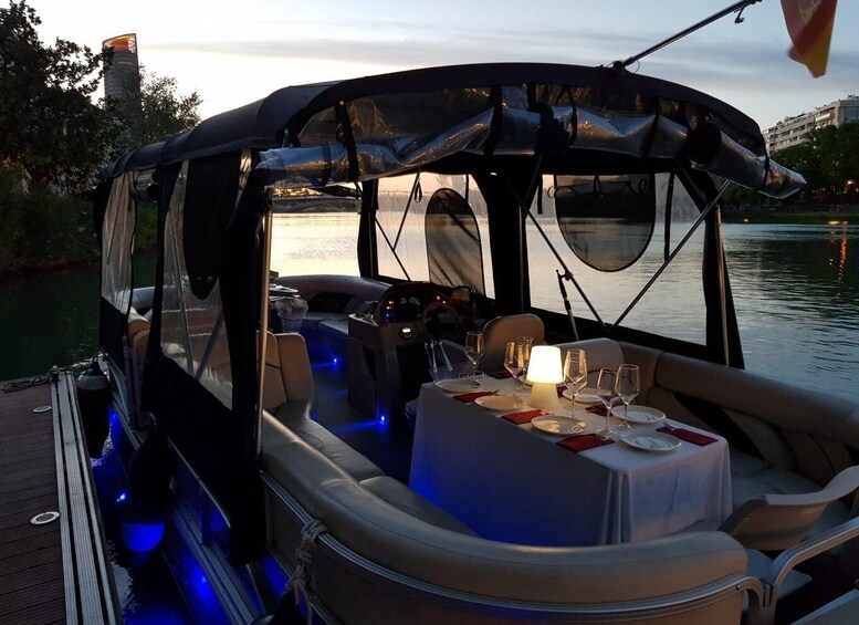 Picture 3 for Activity Seville: Private River Cruise with Dinner and Drinks