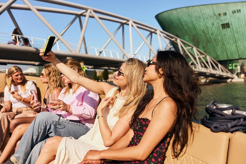 Picture 2 for Activity Amsterdam: Cozy Evening Canal Cruise With Open Bar Option