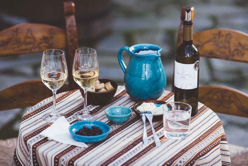 Picture 1 for Activity Rethymno half day wine tasting-olive oil factory-Kourna lake
